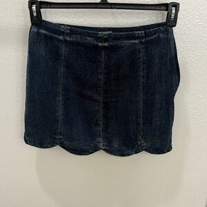 Altar'd State Dark Blue Mini Skirt